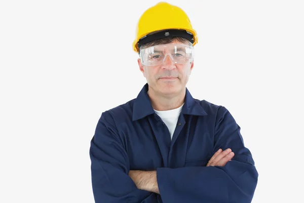 Confident technician with arms crossed — Stock Photo, Image