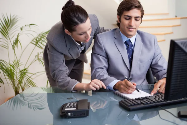 Business colleagues at office — Stock Photo, Image