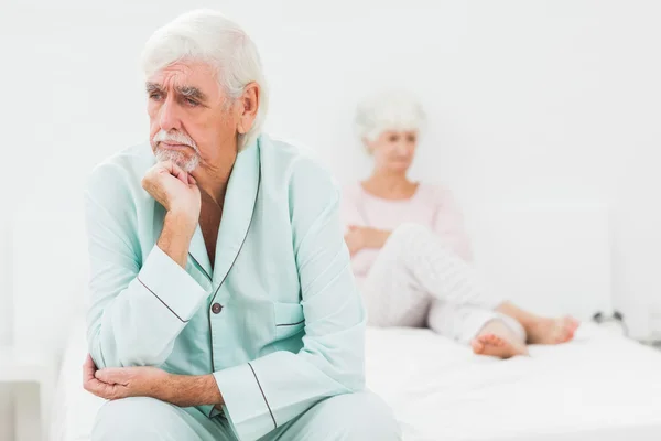 Paar niet spreken — Stockfoto