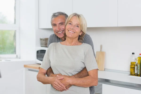 Cute mature couple hugging — Stock Photo, Image