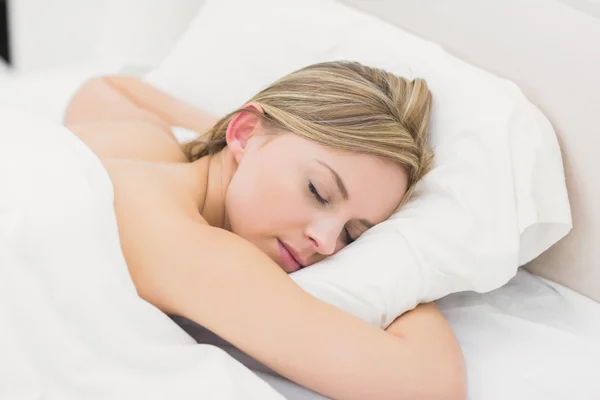 Close-up of pretty young woman sleeping — Stock Photo, Image