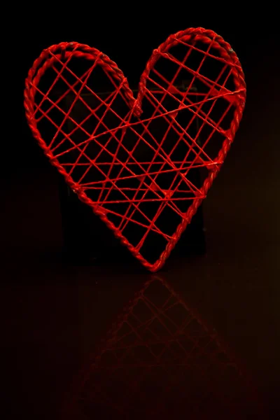 Amore scatola a forma di cuore — Foto Stock