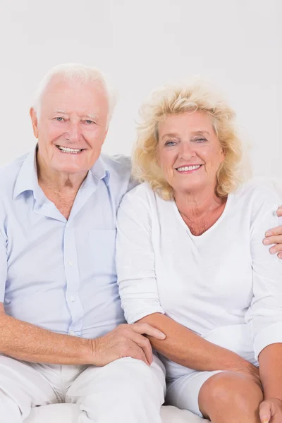 Aged couple portrait — Stock Photo, Image