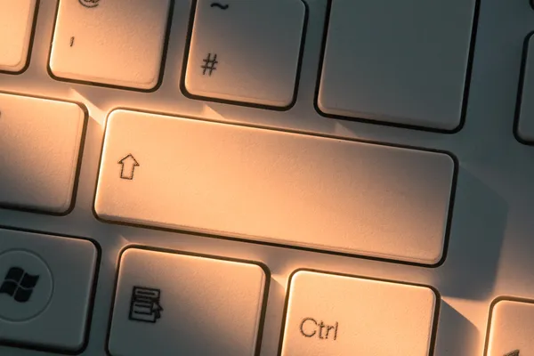 Shift key in close up — Stock Photo, Image