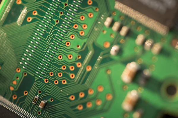 Close up of Printed Circuit Board — Stock Photo, Image