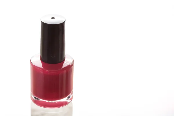 Verniz de unhas vermelho — Fotografia de Stock