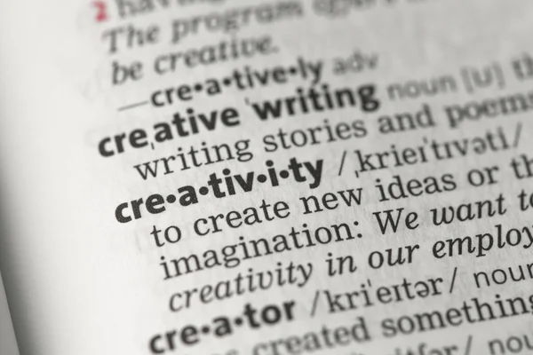 Creativity definition — Stock Photo, Image