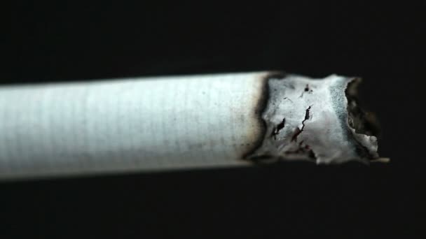 Brinnande cigarett — Stockvideo