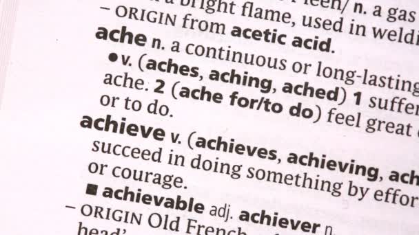 Achieve highlighted — Stock Video
