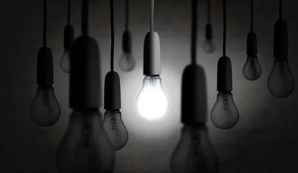 電球の照明 — ストック写真