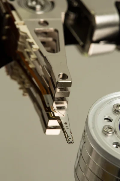 Close up of a disk drive — Stock Photo, Image