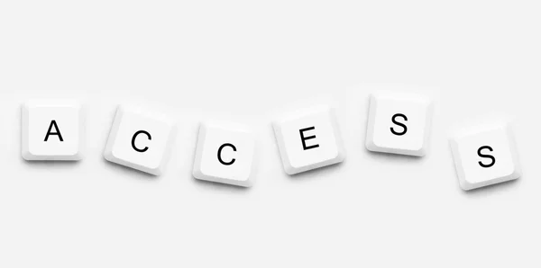 Buttons spelling out access — Stock Photo, Image