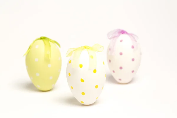 Three painted easter eggs — Stock Photo, Image