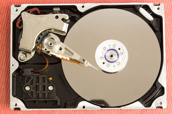 Overhead of working disk drive — Stock Photo, Image