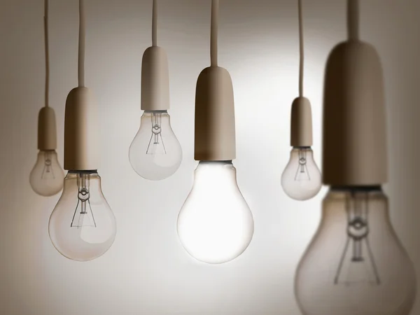 Group of light bulbs — Stock Photo, Image