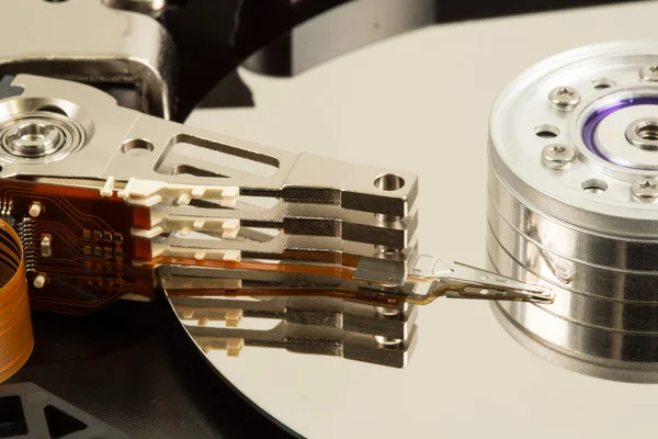 Close up of hard disk drive — Stock Photo, Image