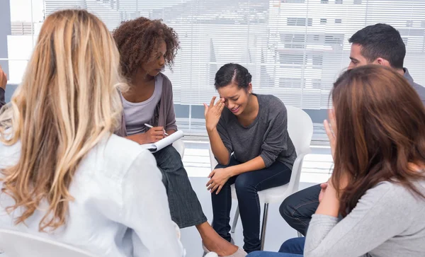 Patienten gråter — Stockfoto