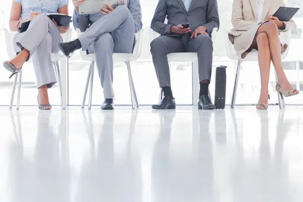 Group of business waiting — Stock Photo, Image