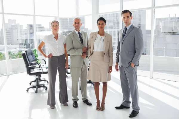 Group of business standing in line — Stock Photo, Image