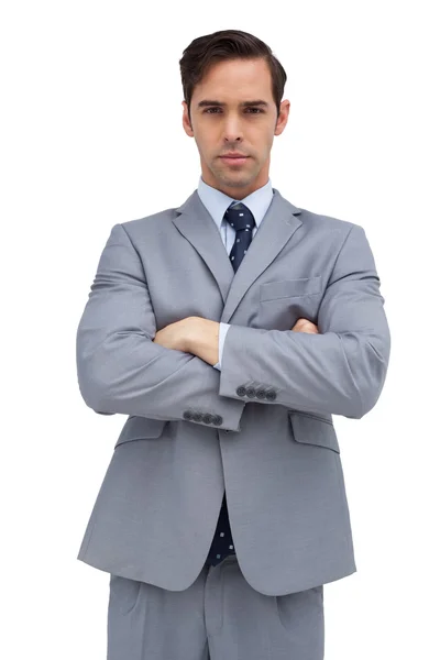 Young businessman looking at camera — Stock Photo, Image