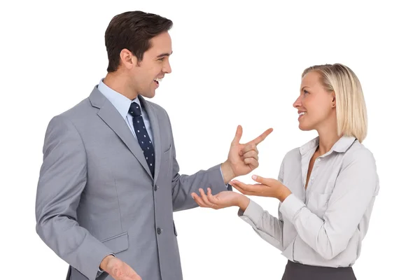 Young business meet each other — Stock Photo, Image