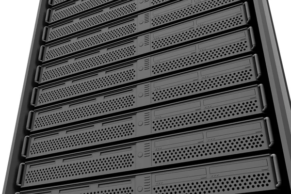 Row of tower servers — Stock Photo, Image