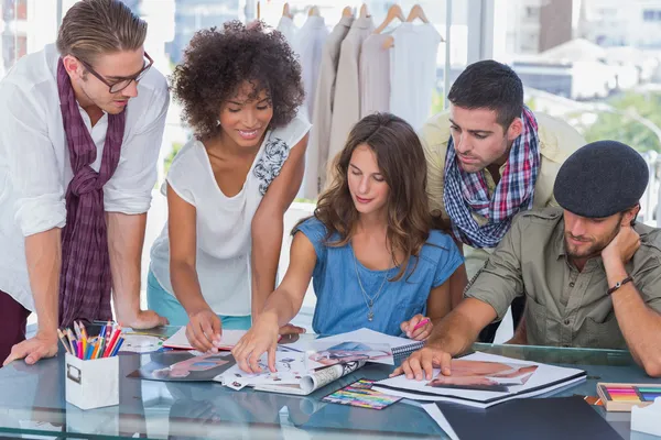 Young creative team working together — Stock Photo, Image