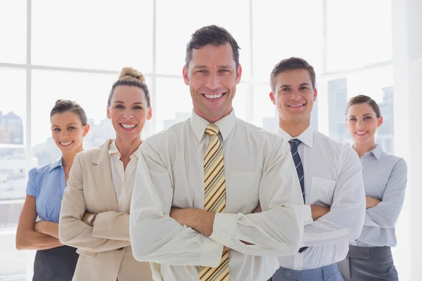 Портрет бизнес-команды, стоящей вместе — стоковое фото