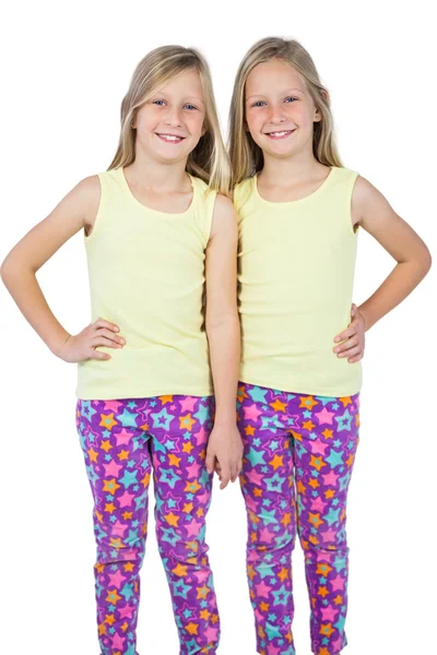 Sisters posing for the camera — Stock Photo, Image