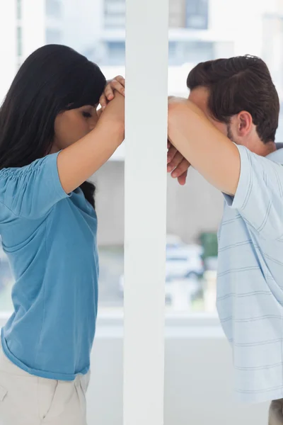 Casal tendo problemas de relacionamento — Fotografia de Stock