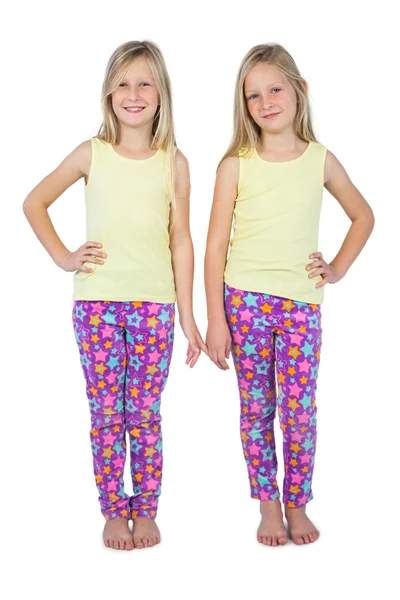Little girls posing for the camera — Stock Photo, Image