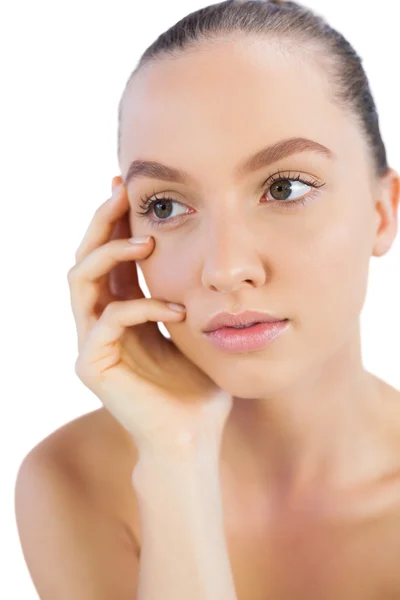 Beauttiful model posing looking away — Stock Photo, Image