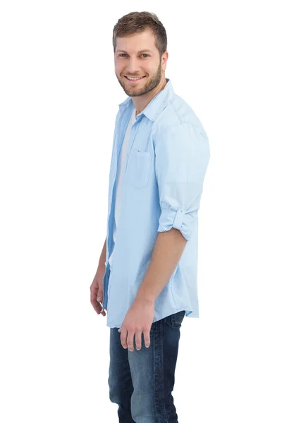 Casual young man looking at camera — Stock Photo, Image