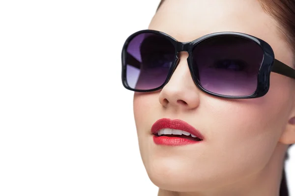 Sensual model wearing classy sunglasses — Stock Photo, Image