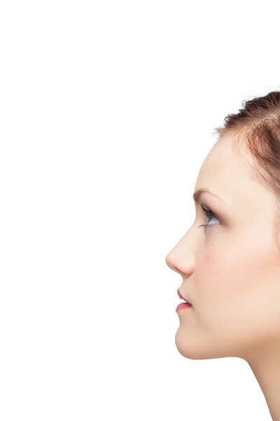 Pensive fresh brunette posing — Stock Photo, Image