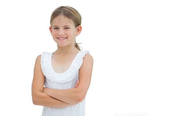 Cute young girl posing — Stock Photo, Image