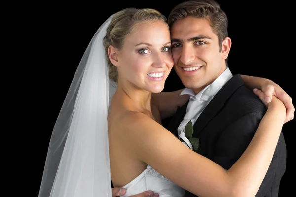 Atractiva pareja joven abrazándose entre sí —  Fotos de Stock