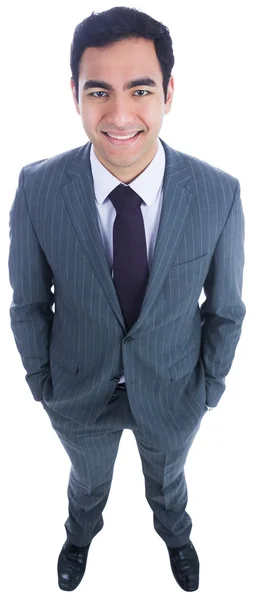 Smiling businessman standing — Stock Photo, Image