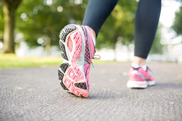 Close up picture of pink sneakers — Stock Photo, Image