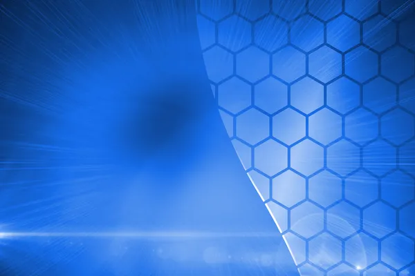 Futuristic hexagon pattern — Stock Photo, Image