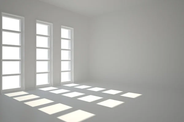 Dark white room