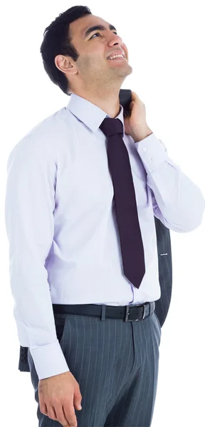 Smiling businessman standing — Stock Photo, Image