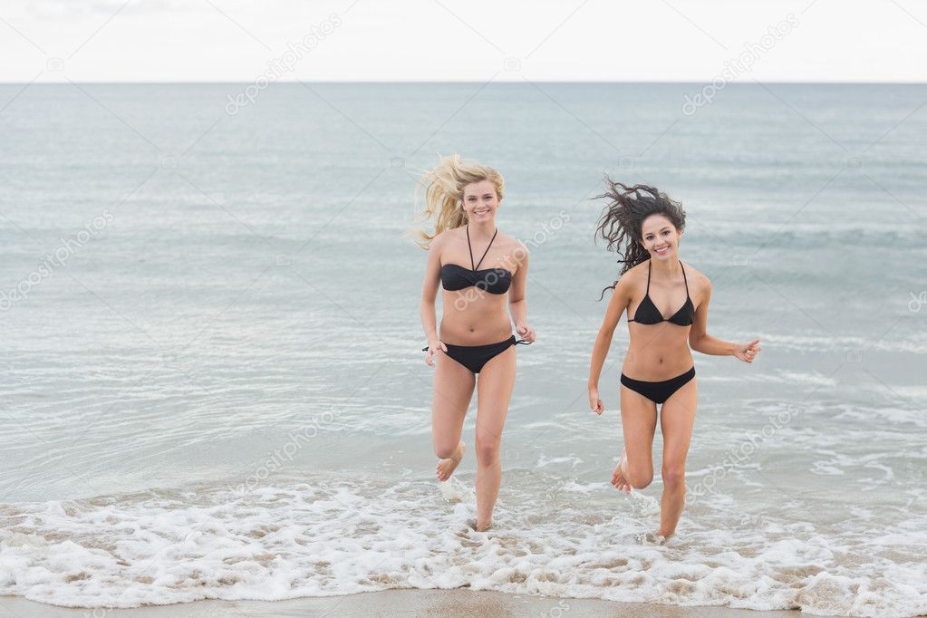 running bikini