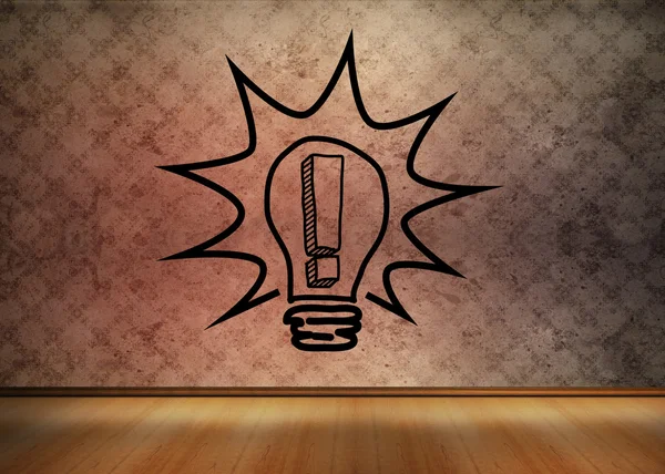 Light bulb graphic — Stock Photo, Image