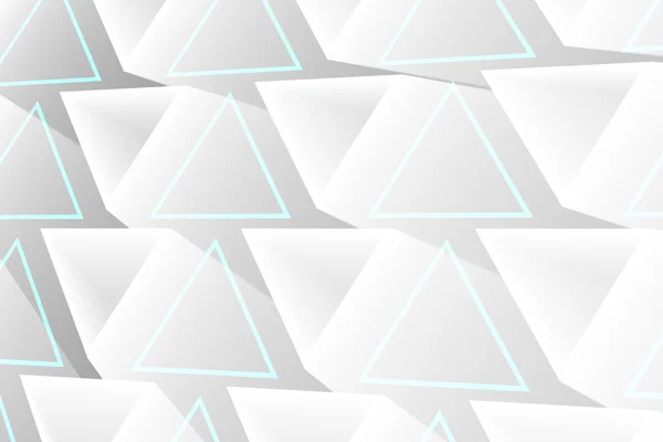 Fütüristik beyaz üçgen — Stok fotoğraf