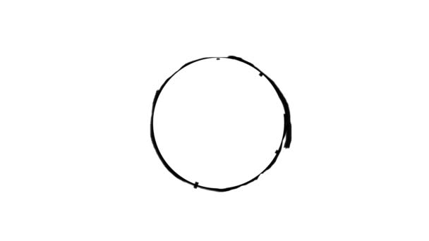 Animación de fácil pintado que aparece gráfico circular — Vídeos de Stock