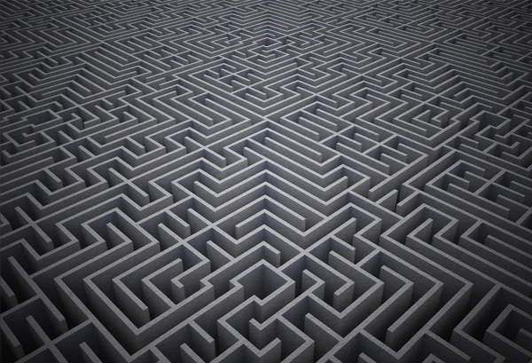 Puzzle labyrinthe difficile — Photo