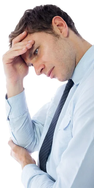 Businessman with a headache — Stock Photo, Image