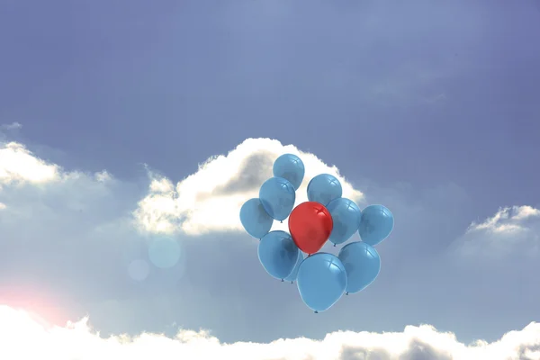 Balloons in the sky — Stock Photo, Image