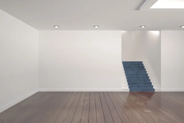 Digitally generated room with stairs — Stock Photo, Image